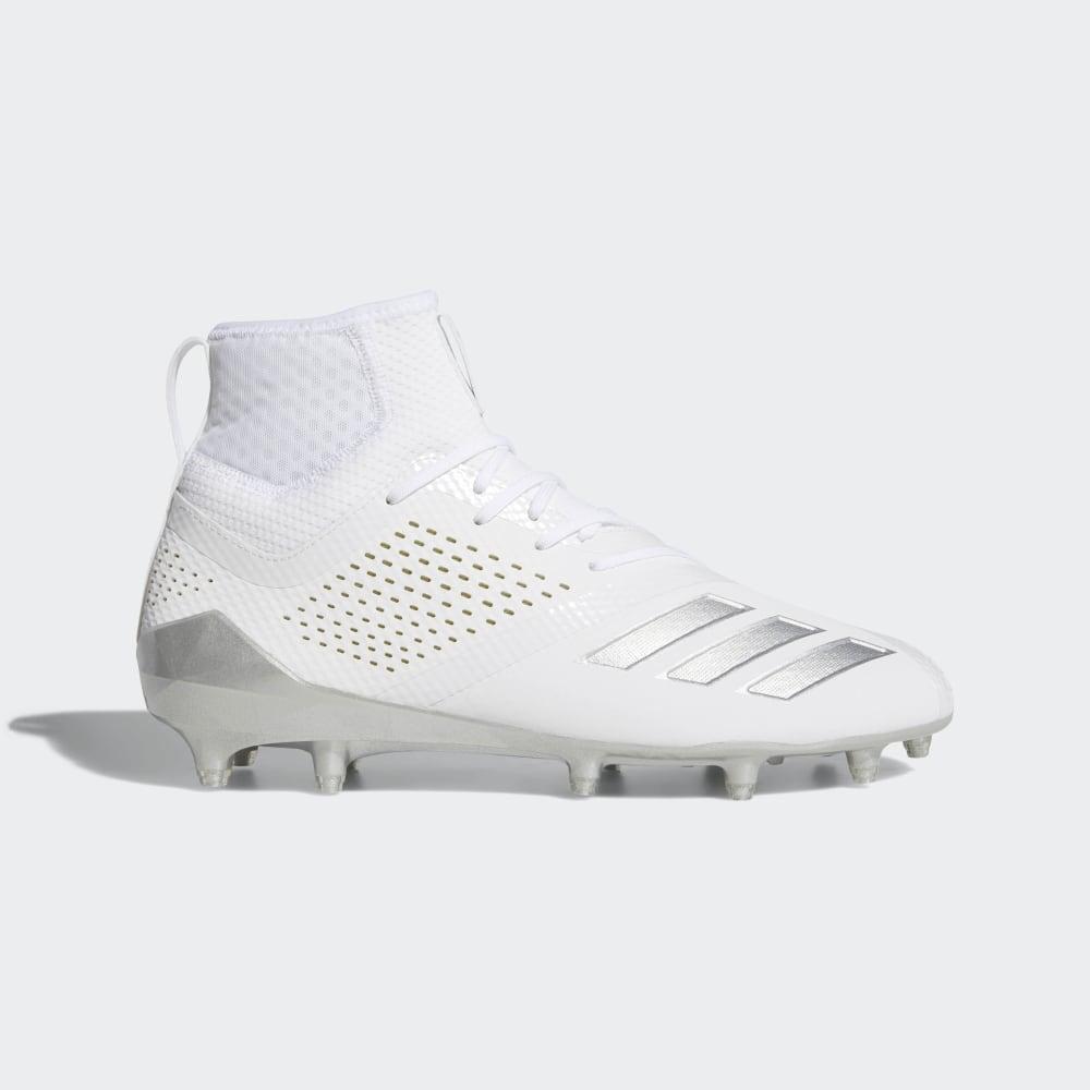 Tenisi Adidas Adizero 5-Star 7.0 Lax Mid Barbati Romania - Albi/Argintii Metal AC8230